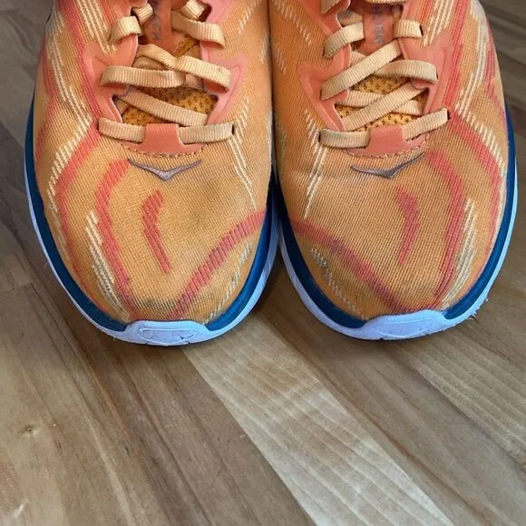 HOKA Orange Women's Mach Supersonic Everyday Training Athletic Sneakers Size 8.5