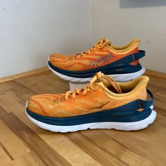 HOKA Orange Women's Mach Supersonic Everyday Training Athletic Sneakers Size 8.5