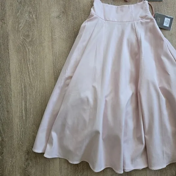 House of CB Pabla Bralette Top &amp; Rita Midi Skirt Set Pink XS New With Tags
