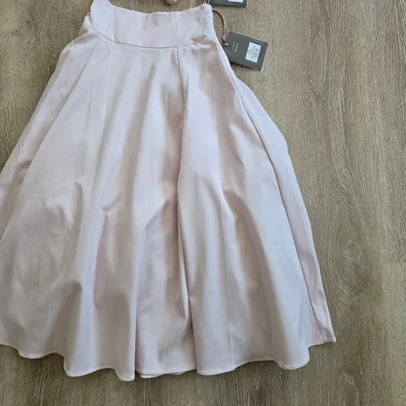 House of CB Pabla Bralette Top &amp; Rita Midi Skirt Set Pink XS New With Tags