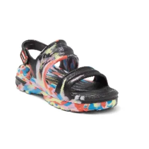 Hunter Bloom Algae Foam Marble Sandals Black &amp; Multicolored Women’s Size 10