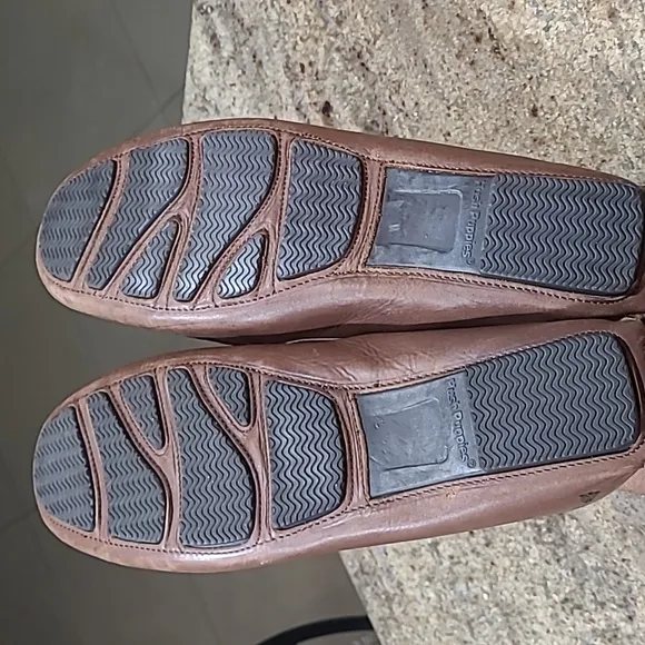 Hush Puppies Bounce Monaco II Brown Leather Loafers Size EU43 / US10