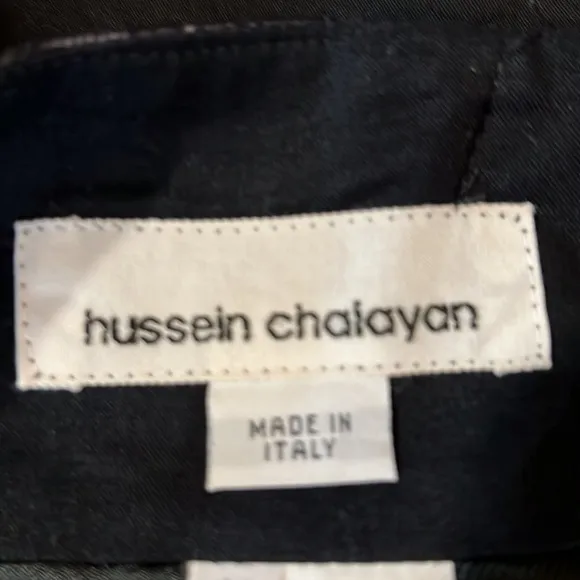 Hussein Chalayan Black Lace Designer Skirt