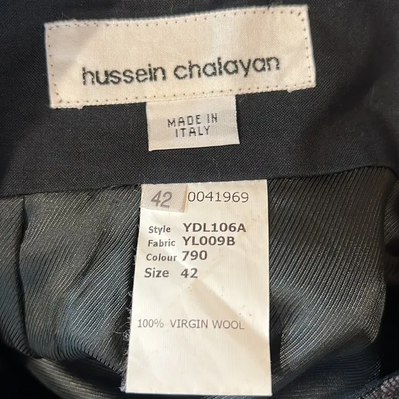 Hussein Chalayan Black Lace Designer Skirt