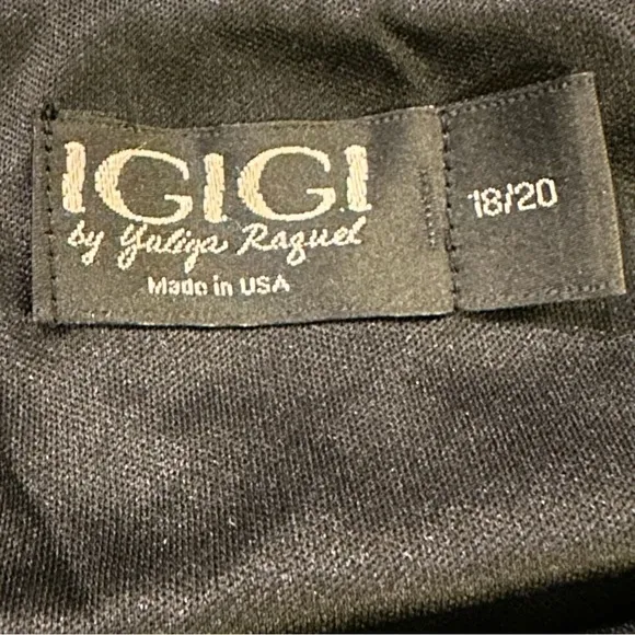 Igigi Polka Dot Dress Plus Size 18/20 Pink Dots on Black, Short Sleeves Country