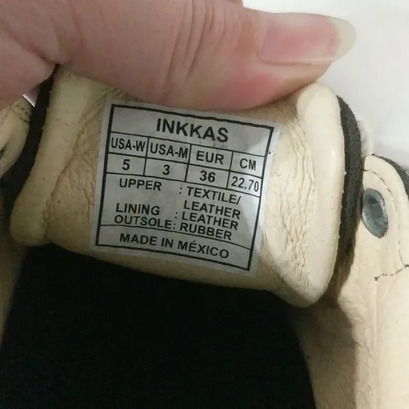 Inkkas Cusco Low Top Traditional Peruvian Design Sneakers - Big Kid's size 3.5