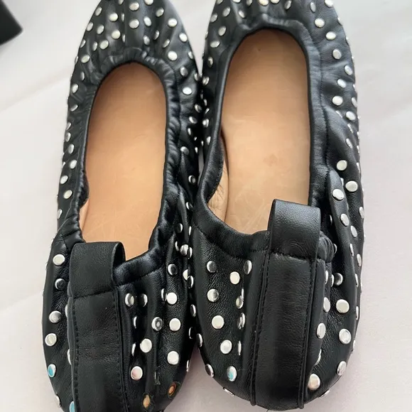 Isabel Marant Black Ballet Flats with Bow Detail
