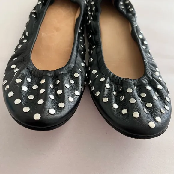 Isabel Marant Black Ballet Flats with Bow Detail