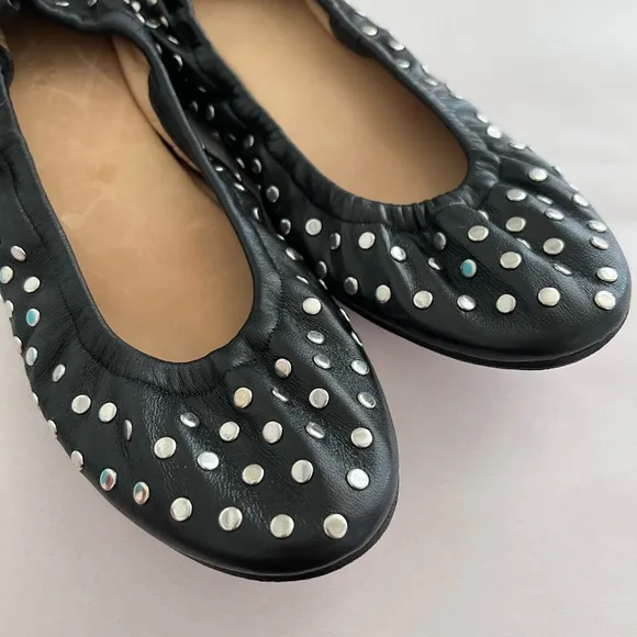 Isabel Marant Black Ballet Flats with Bow Detail