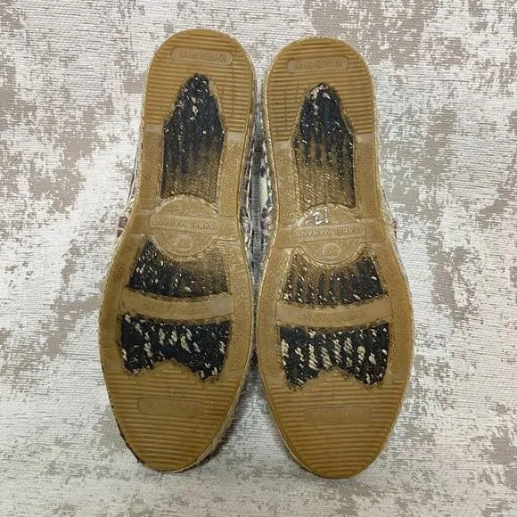 Isabel Marant Etoile Cana Paisley Espadrille Flats