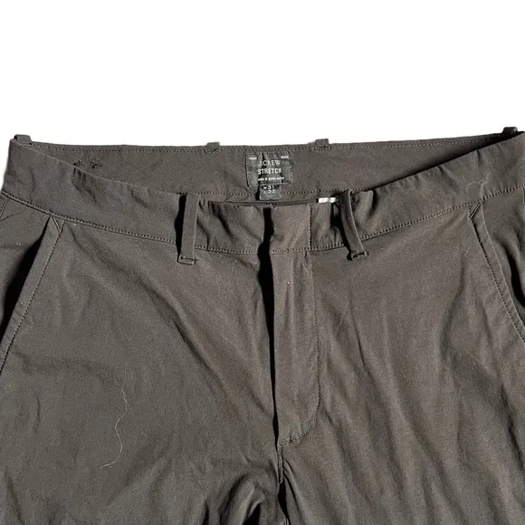 J. CREW BLACK 484 SLIM FIT STRETCH TECH CHINO SIZE 31x32