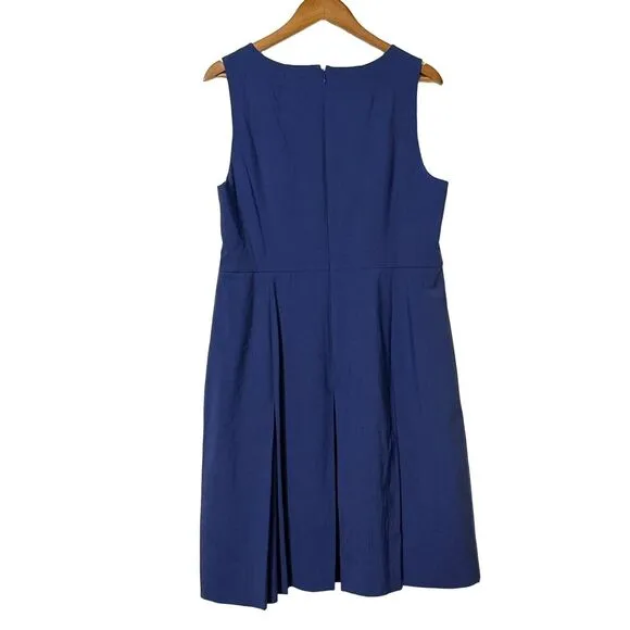 J. Crew Black Label Dress Double Face Italian Cashmere by Tollegno Navy 16