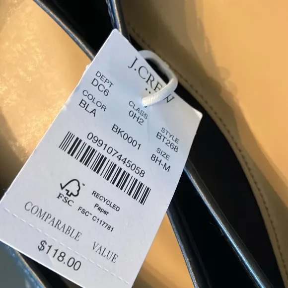 J Crew cap toe ballet flats