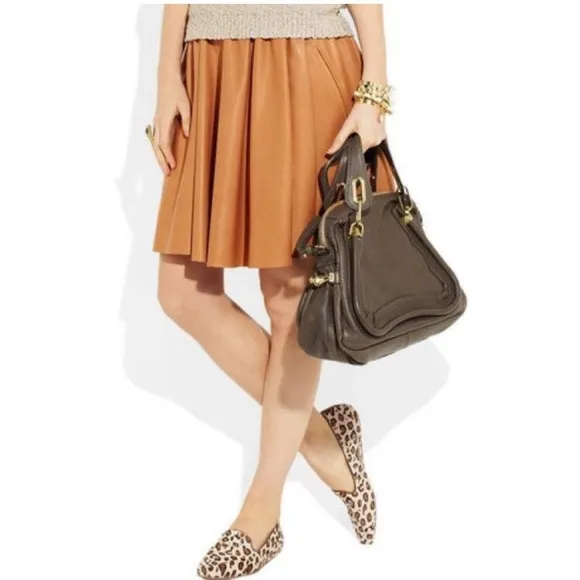 J. Crew Cora Leopard Calf Hair Loafers.