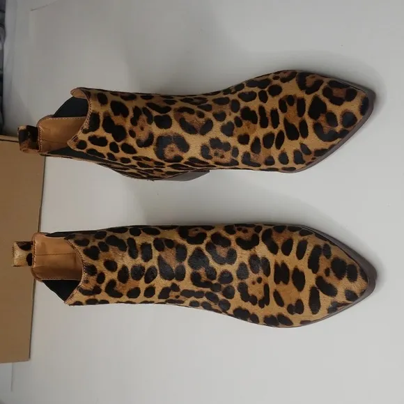 J Crew Fallon Calf Hair Ankle Boot size 8.5