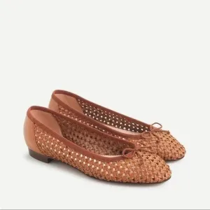 J. Crew Kiki Ballet Flat In Open Weave - 7
