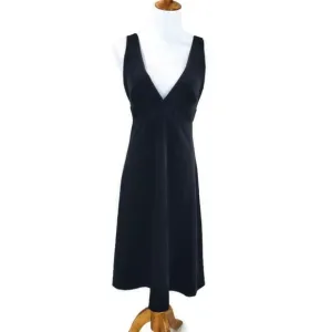 J. Crew Rich Black Velvet Fit &amp; Flare Dress 4 NWT Holiday Party New Year's Eve