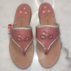 Jack Rogers bicycle graphic sandals Size 8 NWT