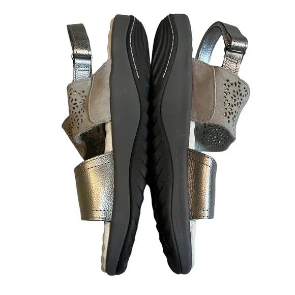 JAMBU Alba Non-Slip Sandals, Gunmetal/Grey, Sz 8
