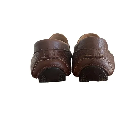 J&amp;M Mens Flex Loafers Sheepskin Leather Slip On Comfort‎ Dress Shoes Size 9M