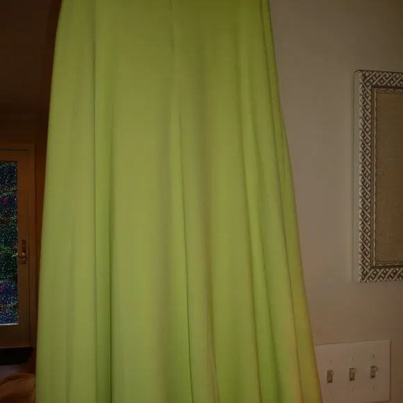 Jay Godfrey Mayweather Skirt Women's Regular Size 4 Skirt Bold Sunny Lime Color
