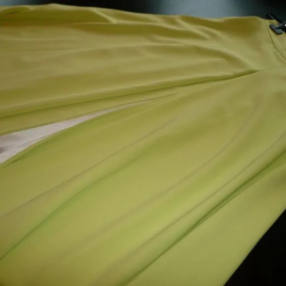Jay Godfrey Mayweather Skirt Women's Regular Size 4 Skirt Bold Sunny Lime Color