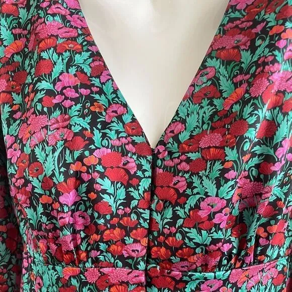 J. Crew Collection Drapey Ratti Floral Dress