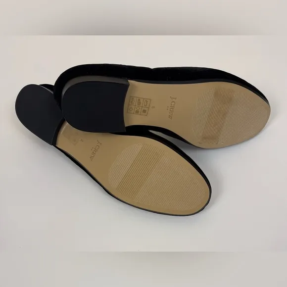 J.CREW Factory Velvet Bit Loafers