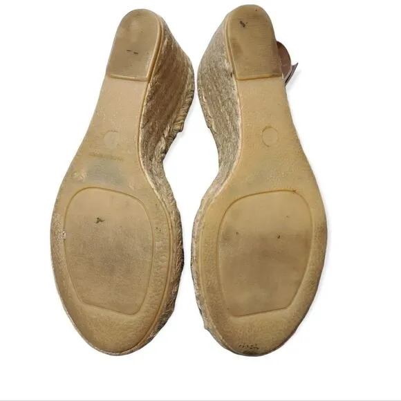 J. Crew Animal Print Espadrille Size 8