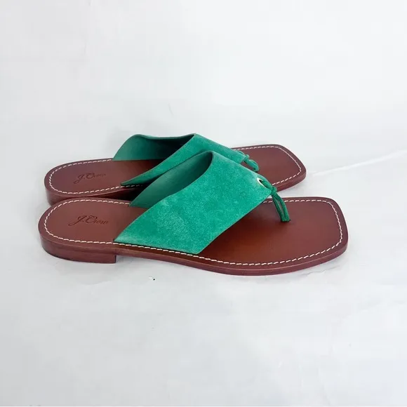 ✨J.Crew✨Thong Leather Sandals 🌻