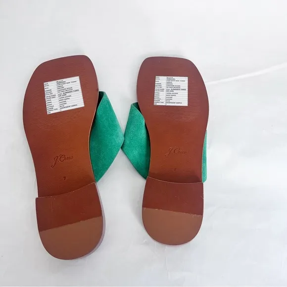 ✨J.Crew✨Thong Leather Sandals 🌻