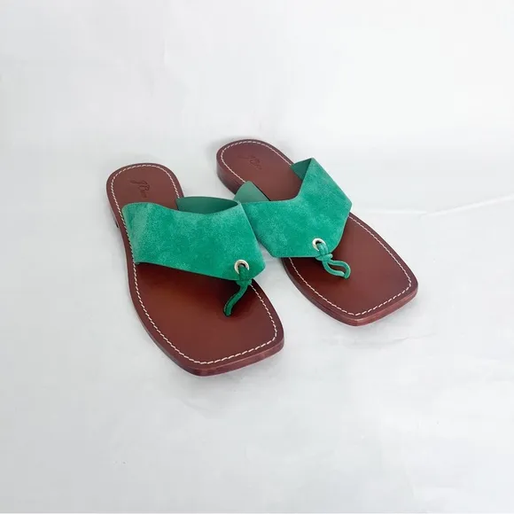 ✨J.Crew✨Thong Leather Sandals 🌻