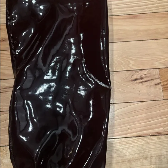 Jeffery Campbell Elegant burgundy over the knee Patent Leather Women's Boots