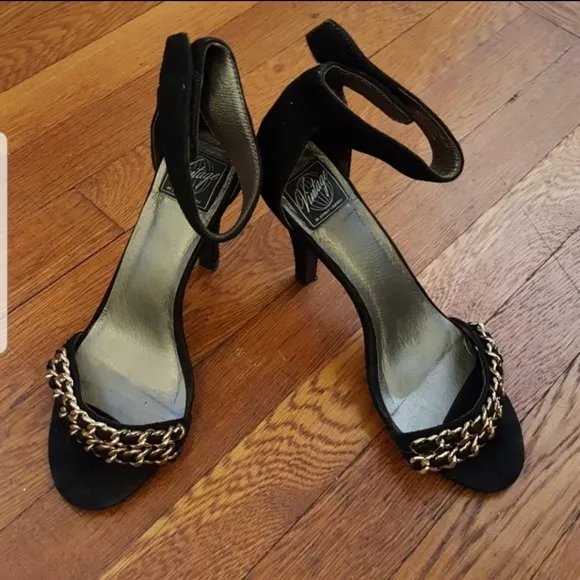Jeffrey Campbell black Suede sandals