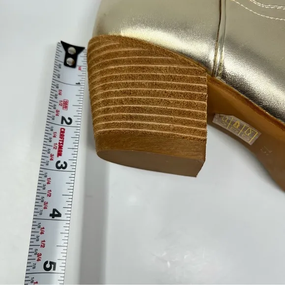Jeffrey Campbell Dagget Gold Boots