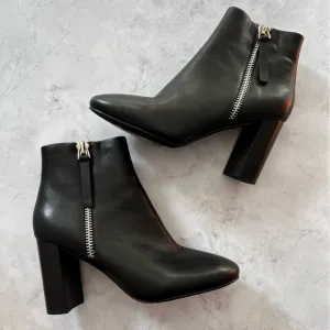 Jeffrey Campbell Prianka Bootie Black Zipper boots 6.5