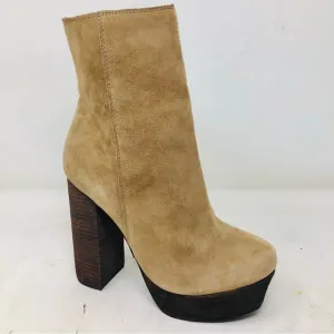 Jeffrey Campbell x Free People Suede Platform Ankle Boots