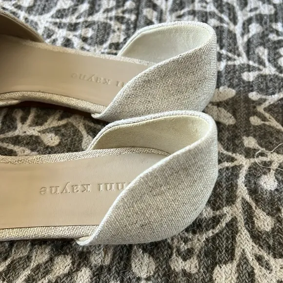 Jenni Kayne ivory pointed toe flats