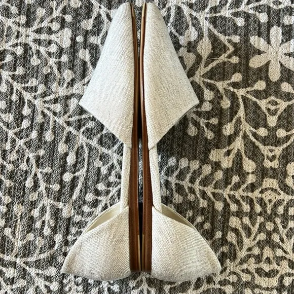 Jenni Kayne ivory pointed toe flats