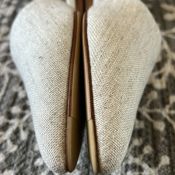 Jenni Kayne ivory pointed toe flats