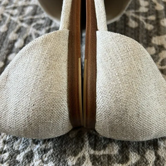 Jenni Kayne ivory pointed toe flats