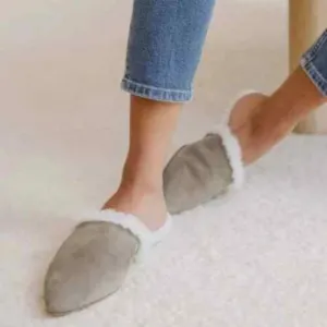 JENNI KAYNE Shearling Lined Mule SlipOn Laurel Women's Flats Size EU41 US10.5-11