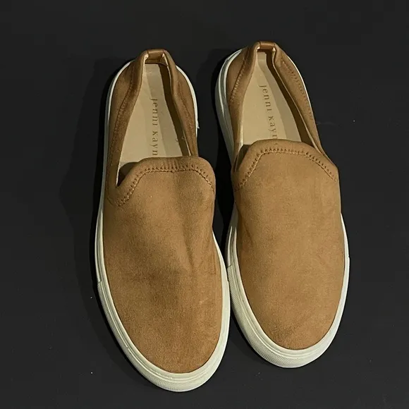 Jenni Kayne Suede Slider Slip On Sneakers in Honey EU 40 Neutral Casual