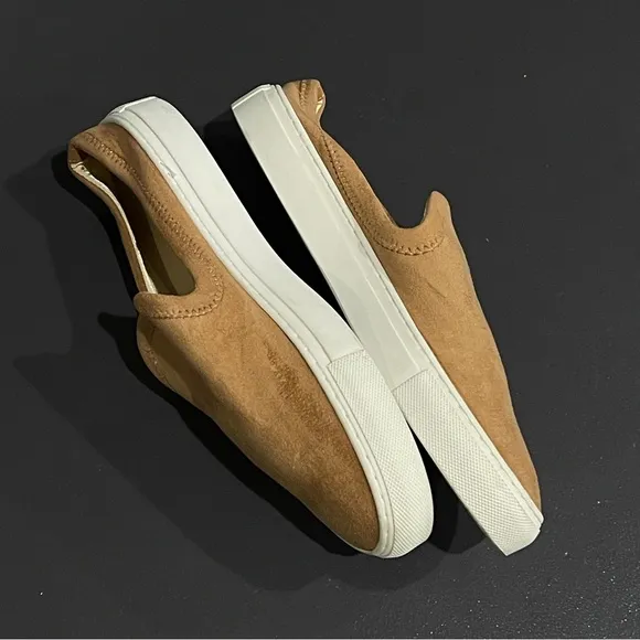 Jenni Kayne Suede Slider Slip On Sneakers in Honey EU 40 Neutral Casual