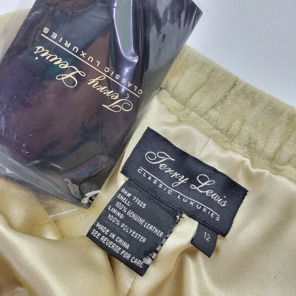 Jerry Lewis Genuine Leather Fully Lined Sz 12