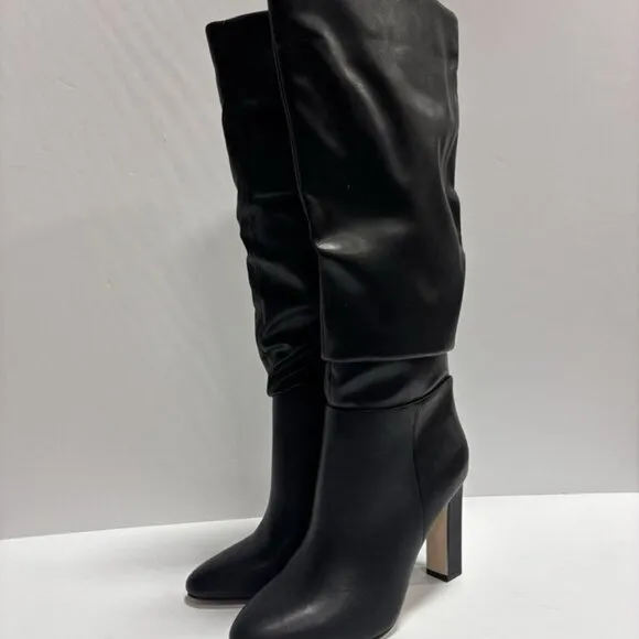 Jessica Simpson Women’s Minerva Black Knee High Boots, Size 7M, Wide Calf