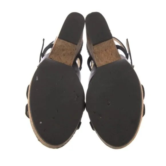 Jimmy Choo Leather Animal Print Espadrilles
