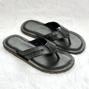 John Varvatos Thong Sandals Star USA Tobago Stitched Leather Slip Ons Slides Box