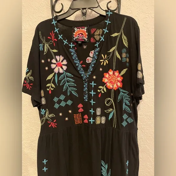 Johnny Was Katie Henley Tiered Knit Dress