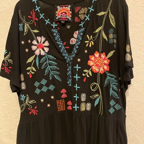 Johnny Was Katie Henley Tiered Knit Dress